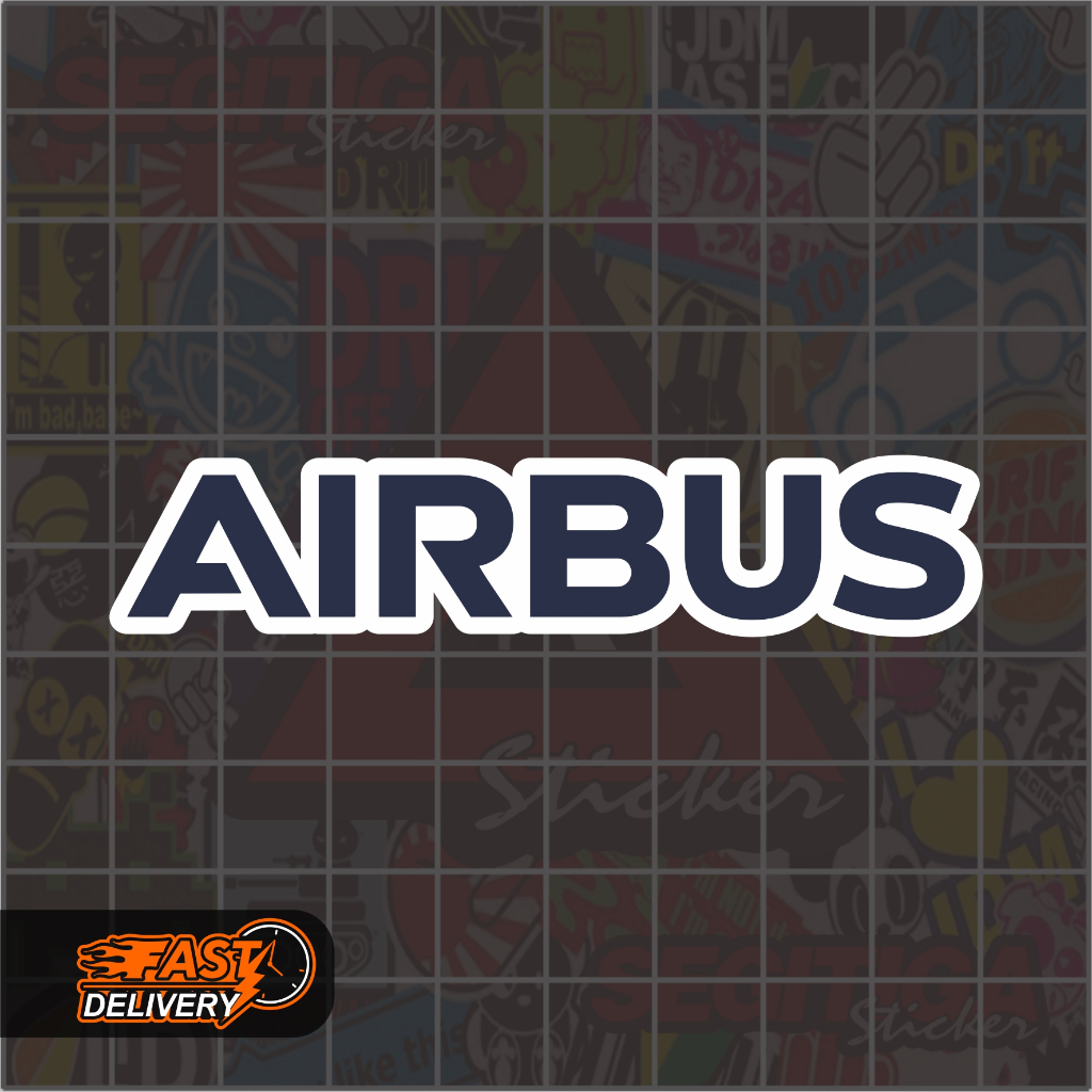 

Sticker Airbus Ukuran 12 x 2.5 Cm