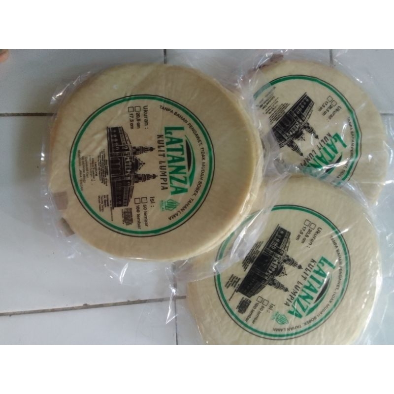 

KULIT LUMPIA LATANZA UK. 20,5GR ISI 52 BERAT 200GR