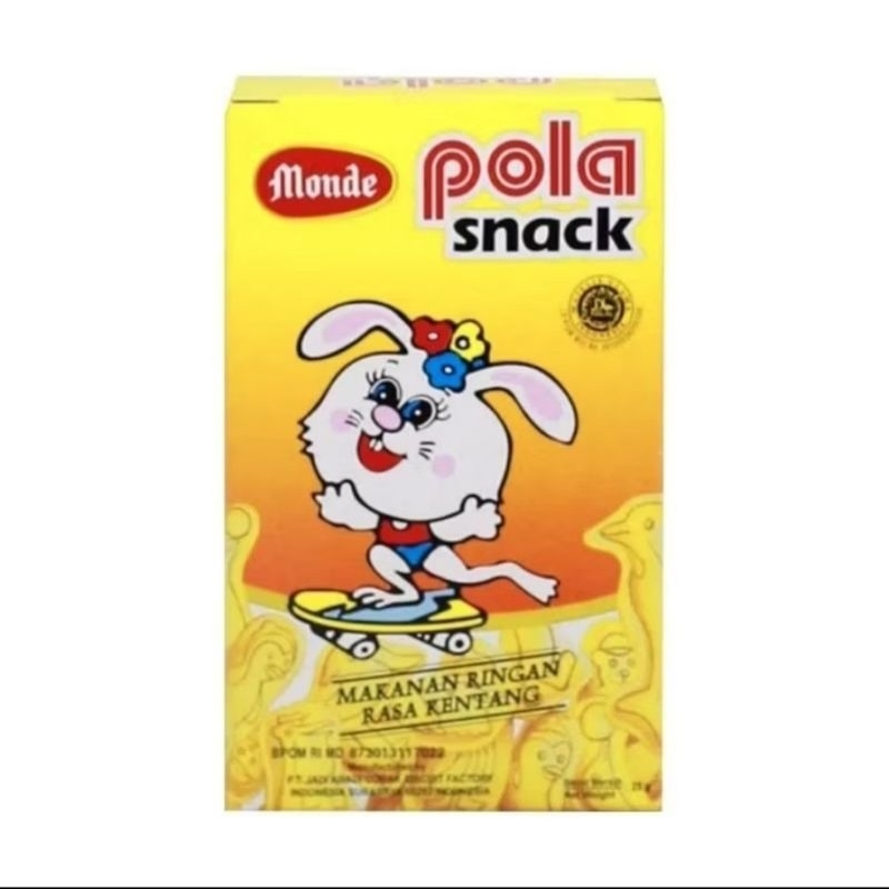 

Monde POLA SNACK 25 Gram Makanan Ringan Rasa Kentang