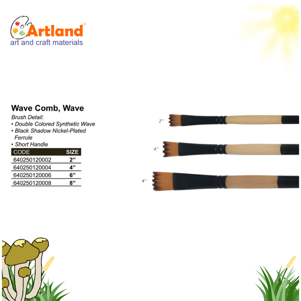 

Kuas De Goya Wave Comb – Efek Tekstur Unik
