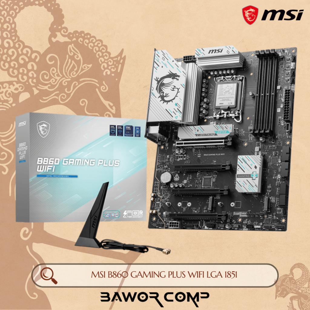 Motherboard MSI B860 GAMING PLUS WIFI Mobo for Intel Core Ultra LGA 1851 ATX