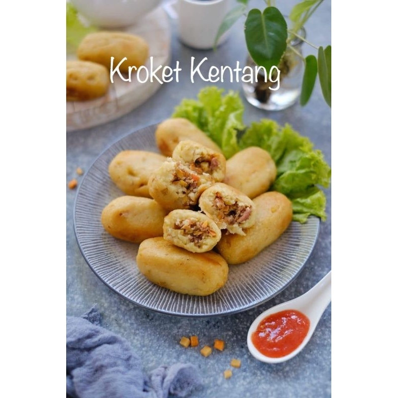

Frozen Kroket Kentang Daging Sayur Premium isi 10