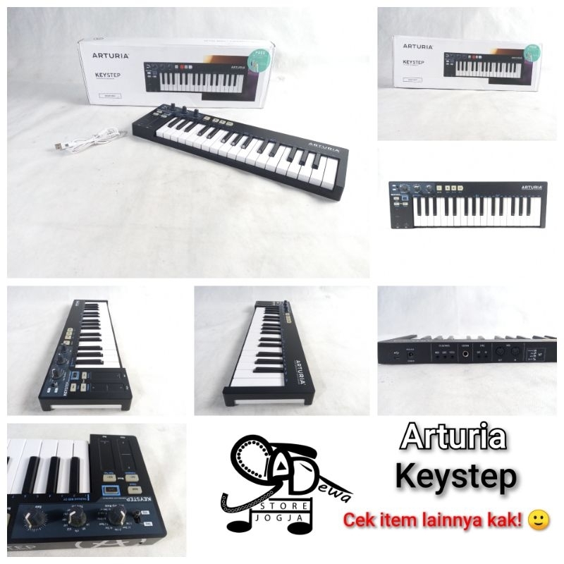 ARTURIA KEYSTEP MIDI CONTROLLER 32 KEYS CONTROLER  KEY STEP SEQUENCER bekas preloved 2nd second seke