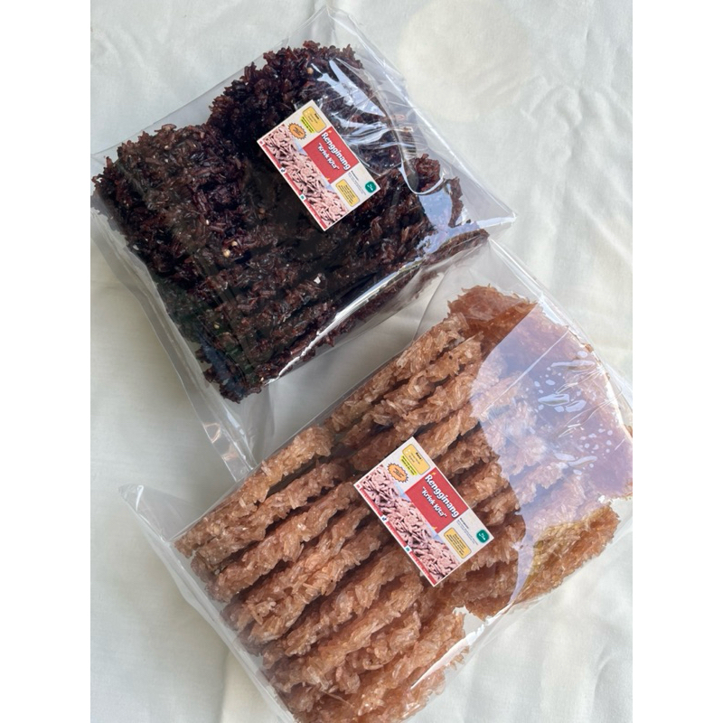 

Rengginang “Kriuk kita” MIX/CAMPUR (Ketan Hitam & Terasi Merah)
