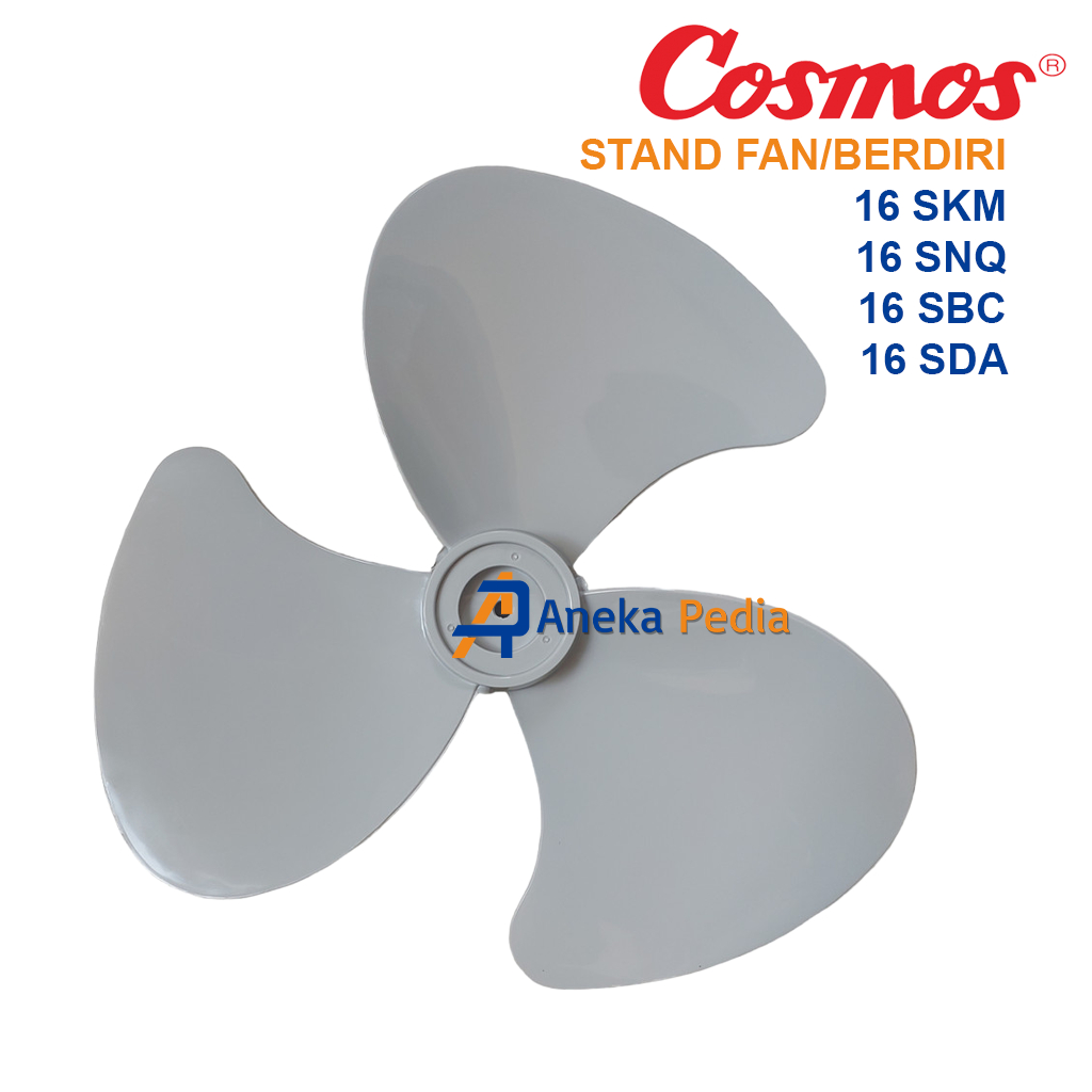 BALING COSMOS 16 16SKM 16SNQ 16SBC 16SDA STAND Baling-Baling Kipas Angin Berdiri Duduk 16 INCH SKM S