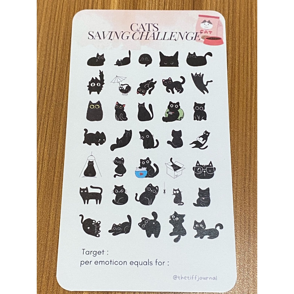 

SAVING CHALLENGE | CASH STUFFING | BUDGETING CARD - CATS