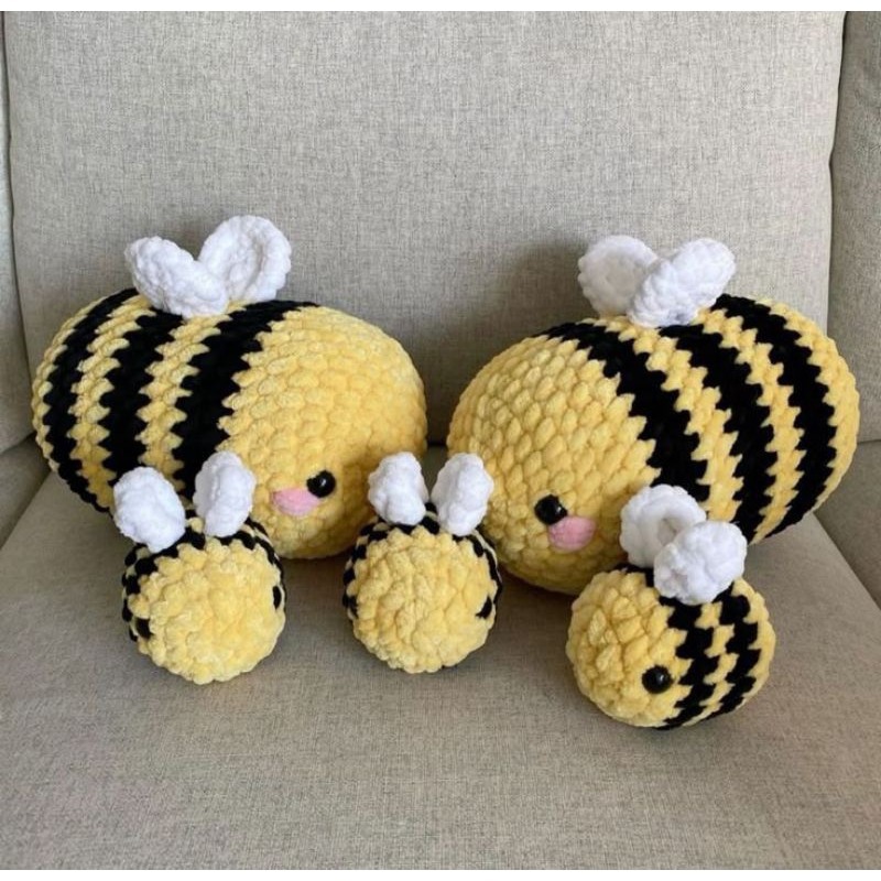 BEE CROCHET / BONEKA LEBAH / BEE AMIGURUMI / GANTUNGAN KUNCI / GANTUNGAN KUNCI RAJUT / RAJUT LEBAH /