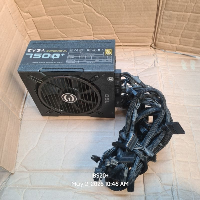 PSU EVGA SUPERNOVA 750 G+ 750W 80+ GOLD FULL MODULAR