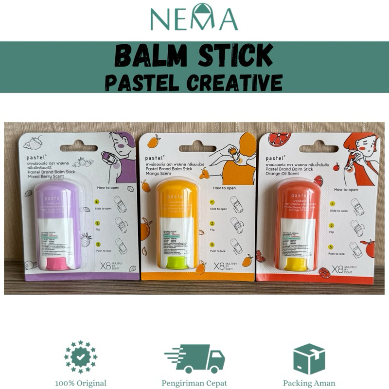 [NEMA] PAKET TERMURAH Pastel Balm Stick / Balsem Stick