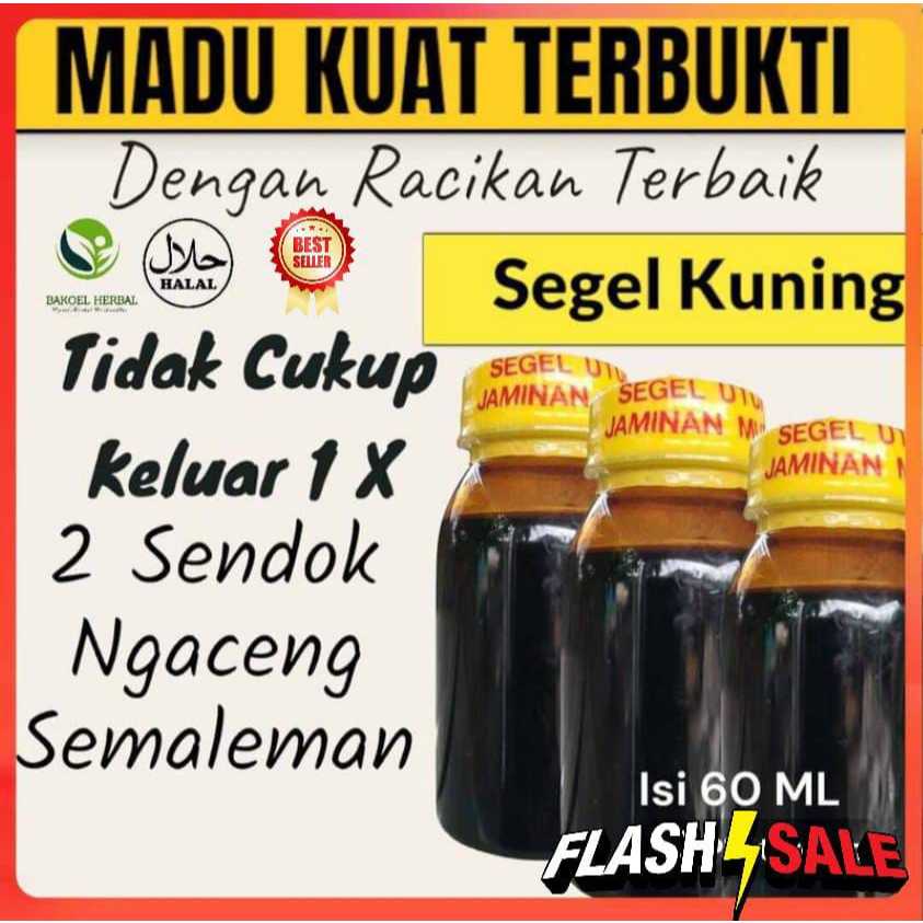 

Madu Racikan Madura Segel Kuning Tanpa Bahan Pengawet Bikin Tahan Lama dan Lebih Mantab