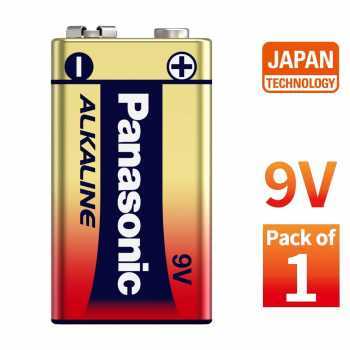 BATERAI KOTAK PANASONIC ALKALINE 9V BATREI / Baterai Kotak 9v