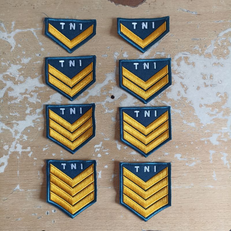 BORDIR PANGKAT SERDA | SERTU | SERKA | SERMA PANGKAT BINTARA TNI AL