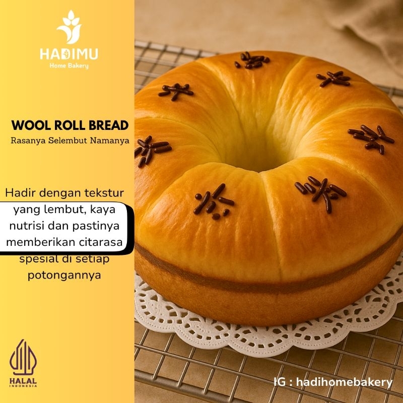 

Wool Roll Bread - Roti Jepang - Roti Korea - Enak - Lembut - Sehat - Roti Premium