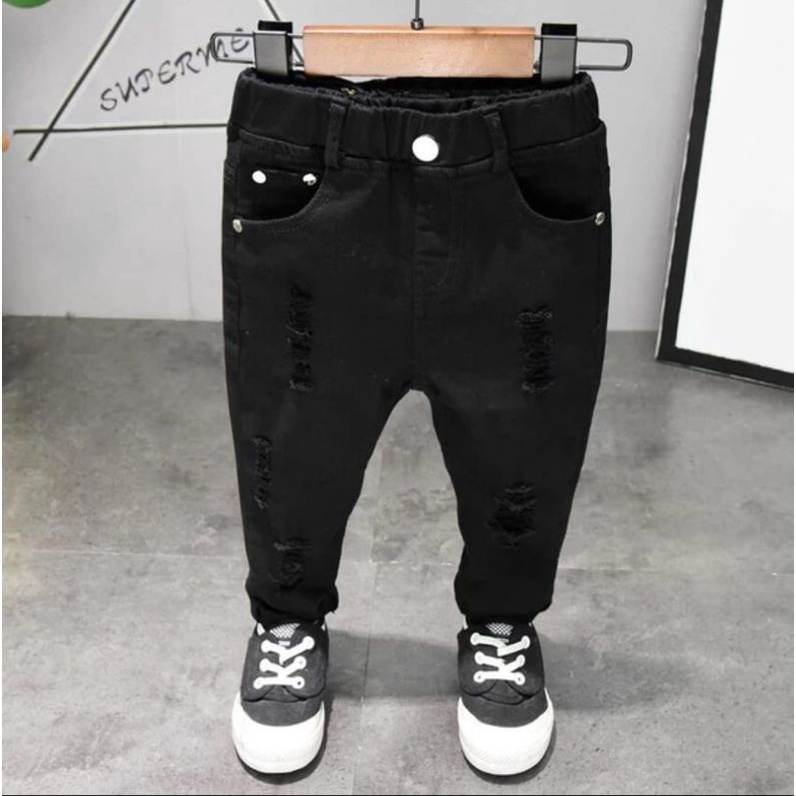 Celana Jeans Ripped Anak umur 1-12 Tahun / Celana Jeans Sobek Anak Laki Laki