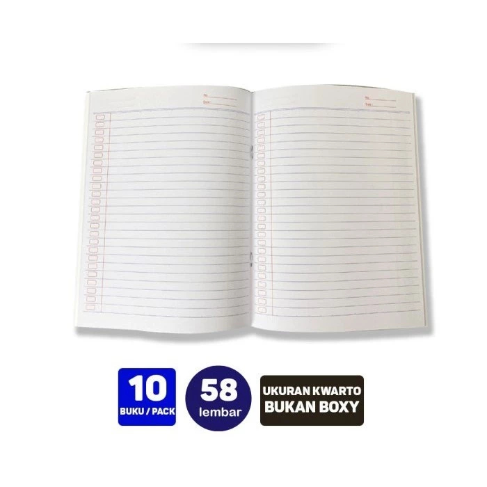 

MilL ""HARGA PROMO"" BUKU TULIS 58 LEMBAR GARIS SKOLA BY SIDU NOTEBOOK SINAR DUNIA [10PCS]