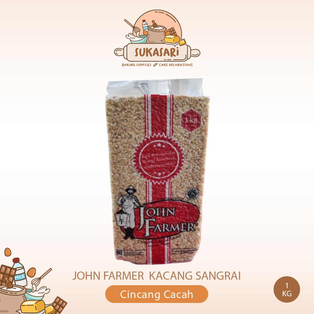 

John Farmer Kacang Sangrai Cincang Cacah 1 kg