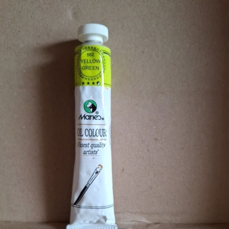 

maries oil colour / cat minyak 50ml yellow green (562)