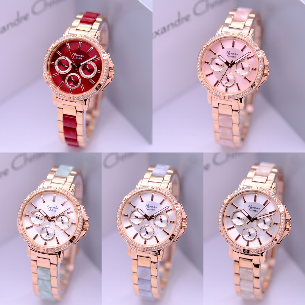 JAM TANGAN WANITA ALEXANDRE CHRISTIE AC 2938 AC2938 / AC 2B78 AC2B78 ROSEGOLD ORIGINAL