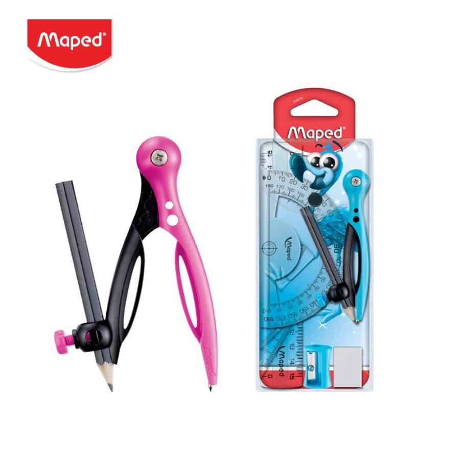 

Jangka Kompas Maped Essentials Compass Set 8 Blister 018119/N