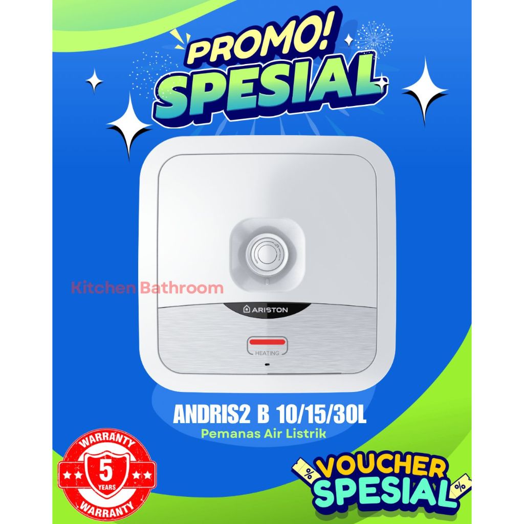 Water Heater Ariston AN2 30B / Pemanas Air Ariston AN230B / Ariston AN2 30 B / PEMANAS AIR LISTRIK A