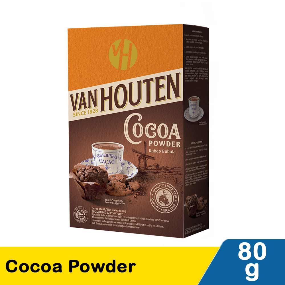 

Van Houten Cocoa Powder 80g Coklat Bubuk / Coklat Van Houten Bubuk