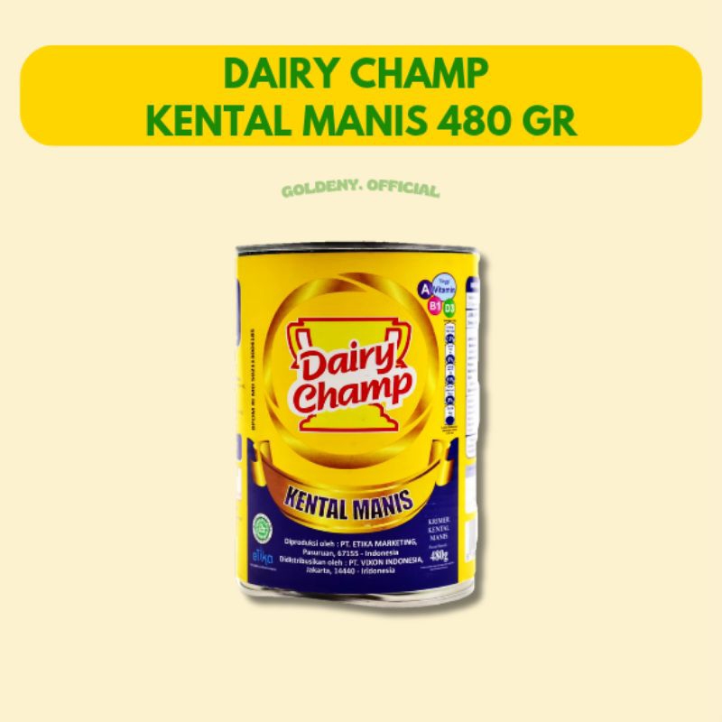 

DAIRY CHAMP KENTAL MANIS 480 GR