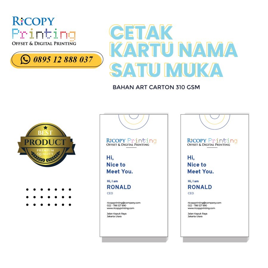 

Cetak Kartu Nama 1 Sisi – Full Color 100 Lembar (5,5 x 9 cm)