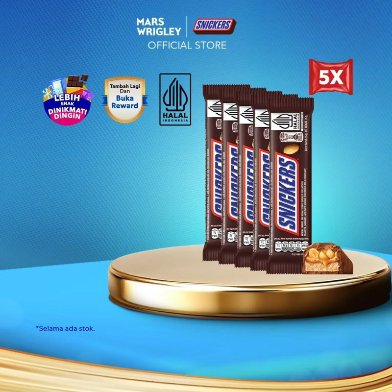 

[PROMO] Snickers Peanut Original 5pcs x 35gr
