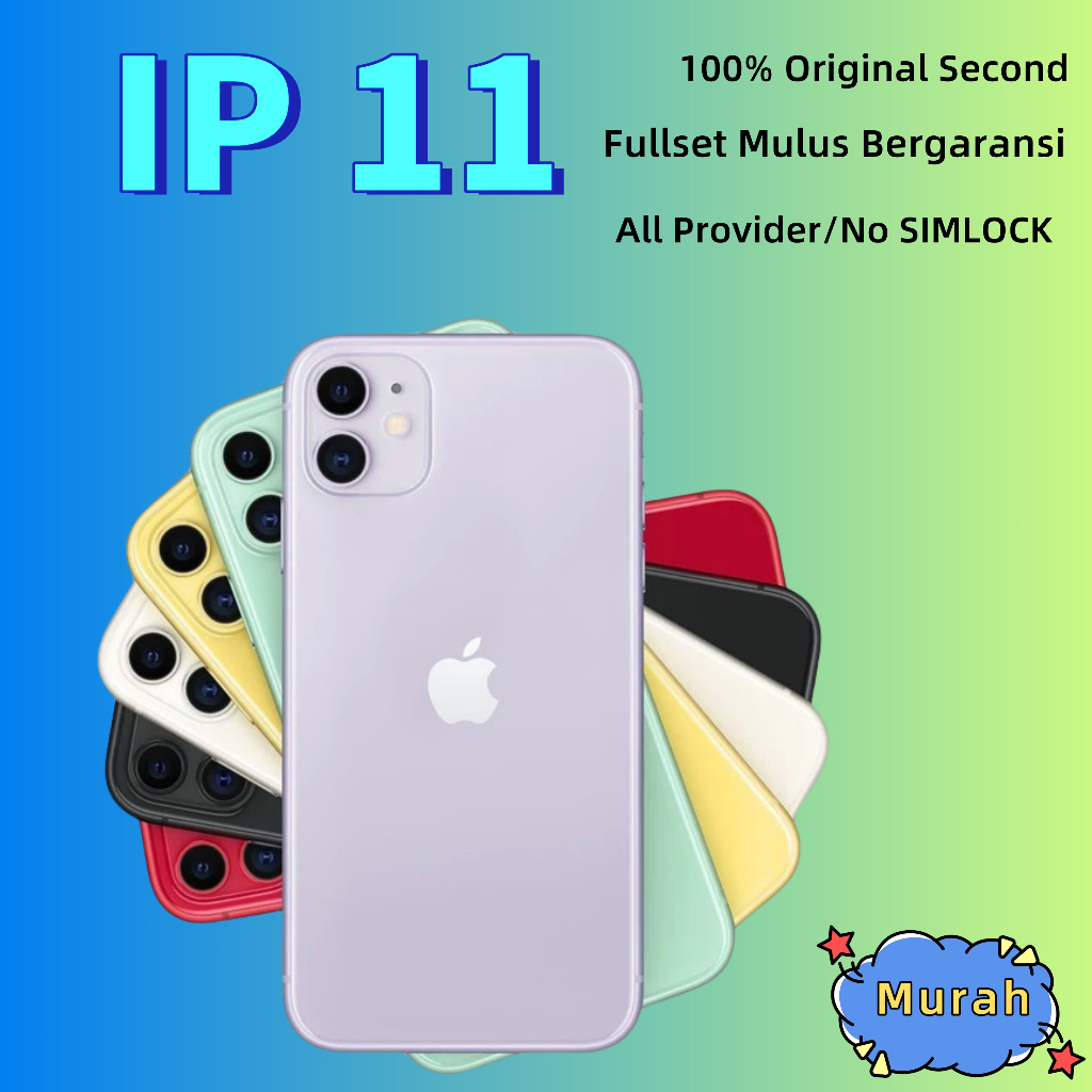 iphone 11 256GB/128GB/64GB GSM LTE 4G SECOND LIKE NEW ORIGINAL 100% | FULLSET MULUS NO MINUS