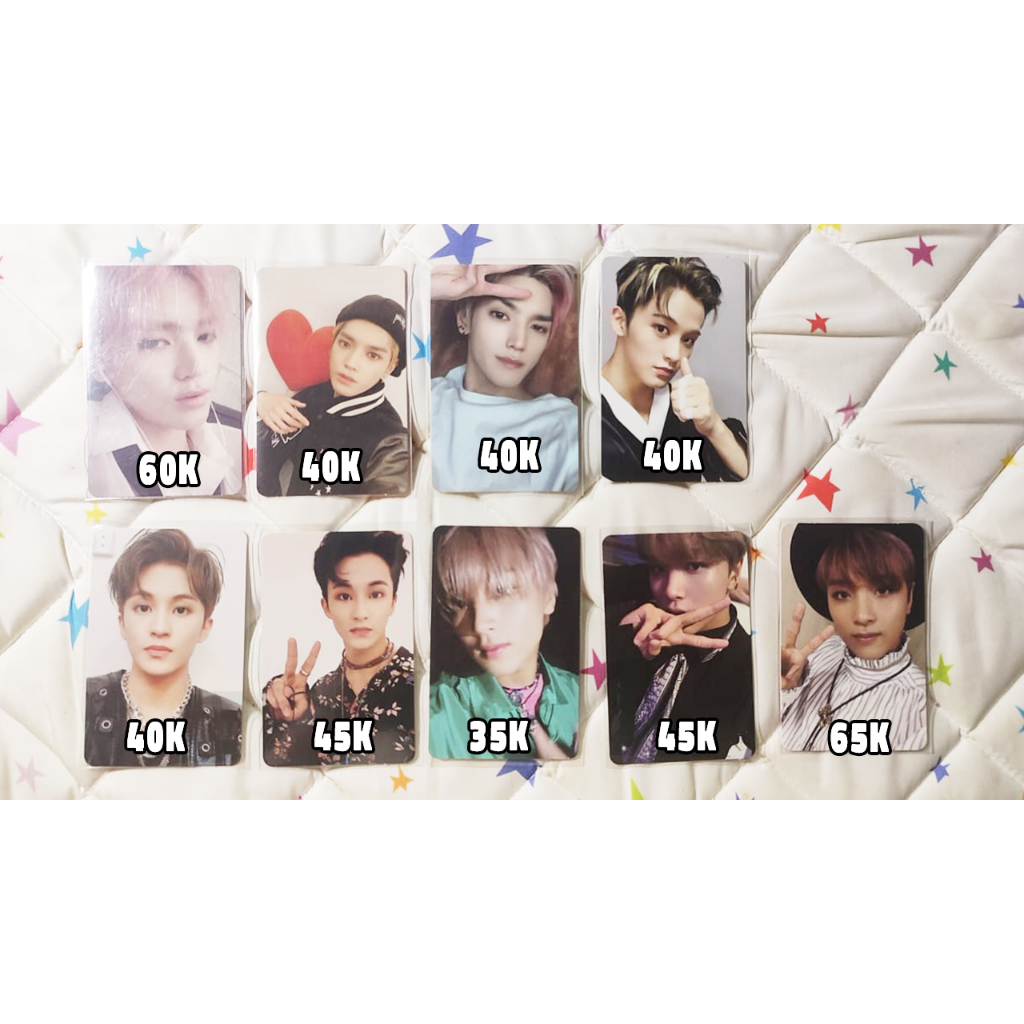 Photocard NCT 127 Taeyong, Mark, Haechan OFFICIAL Album PC [Neozone, Cheery Bomb, Regular Irregular,