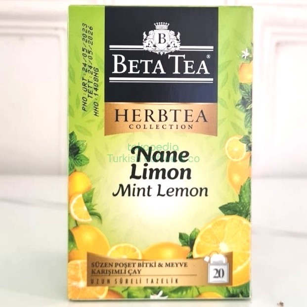 

| TURKISH HERBTEA | MINT LEMON | BETA TEA | ORI TURKI | SACHET | BOX | - BOX ( 20 )