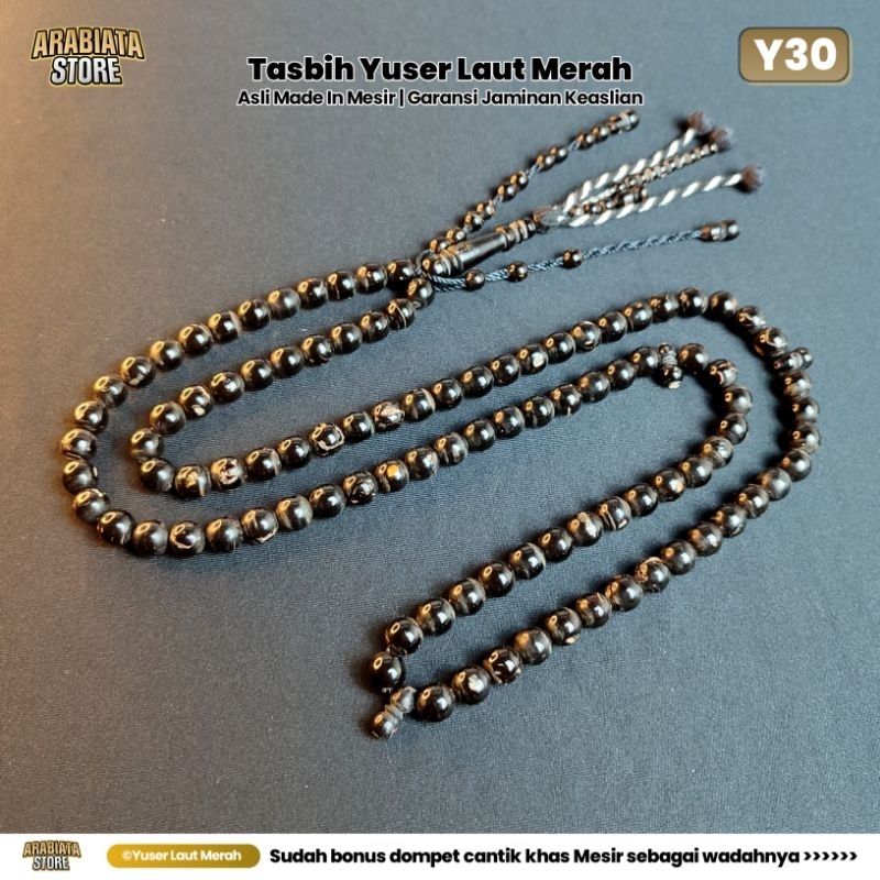 Tasbih Yuser Yusr Laut Merah Mesir Asli Desain Khusus