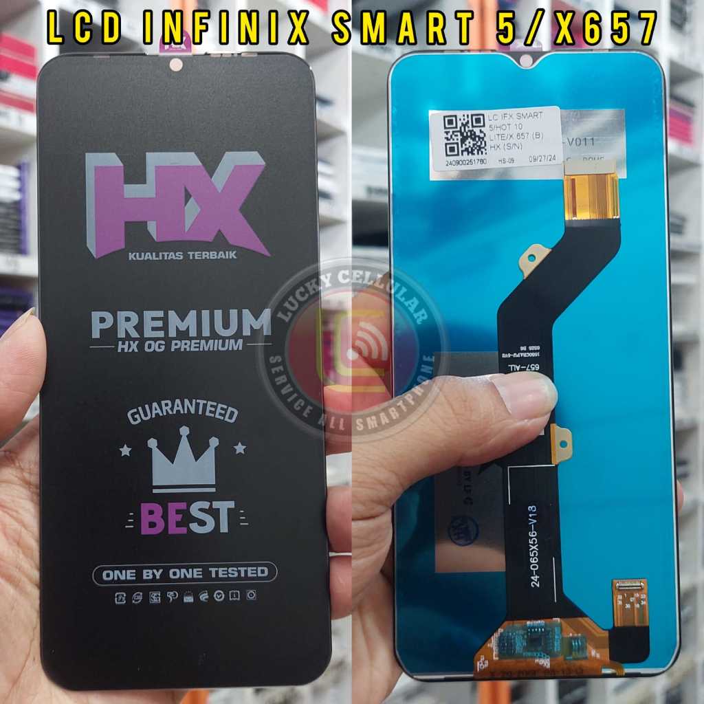 LCD Infinix Smart 5 / X657 Fullset Touchscreen Hx OG Premium