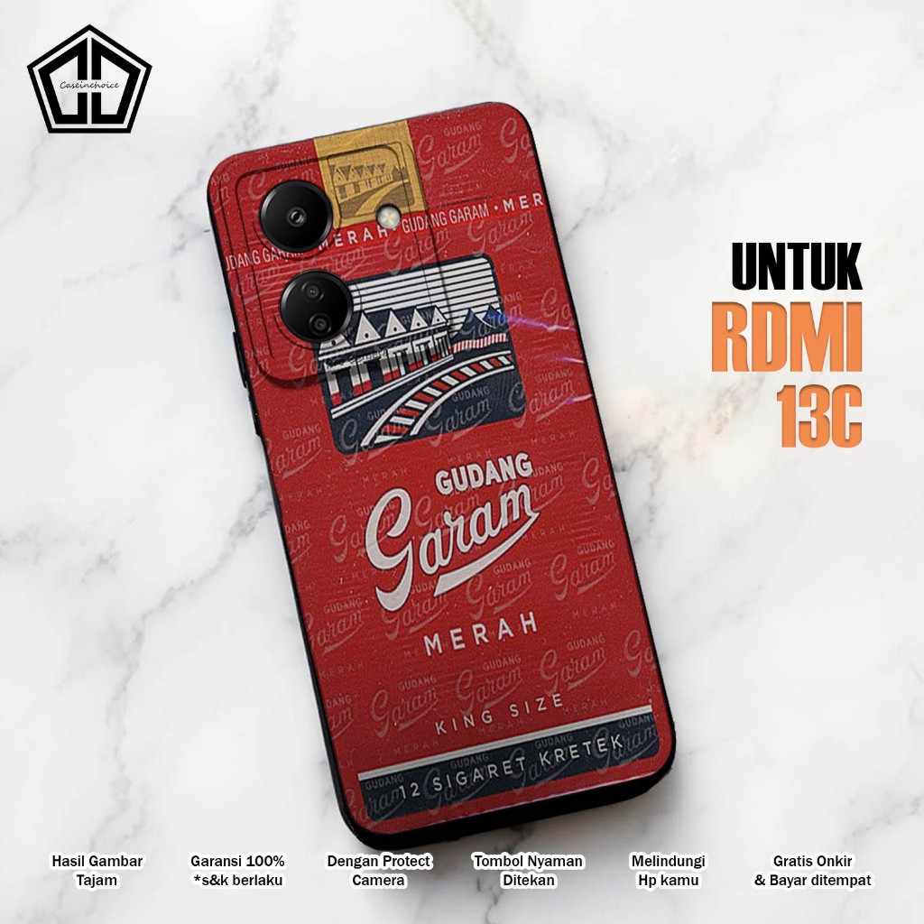 Casing REDMI 13C / CASE REDMI 13C -  ROKOK 2 SOFTCASE PROCAMERA CASE HANDPHONE