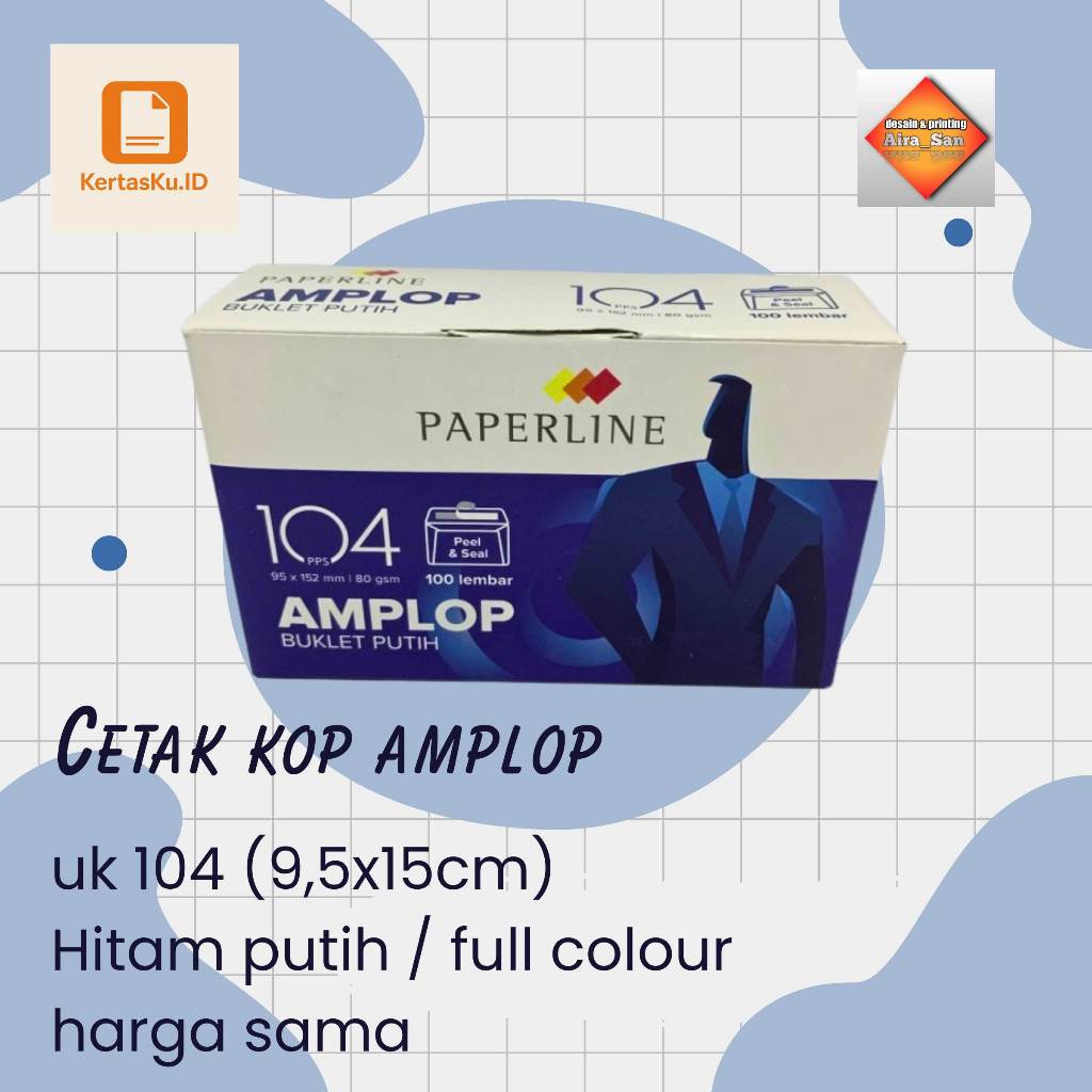 

PRIN AMPLOP 104 PAPERLINE | CETAK AMPLOP 104 PAPERLINE 9,5 x 15cm