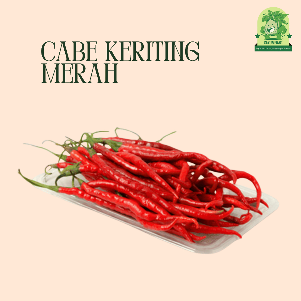 

Cabe Keriting Merah 100 Gram