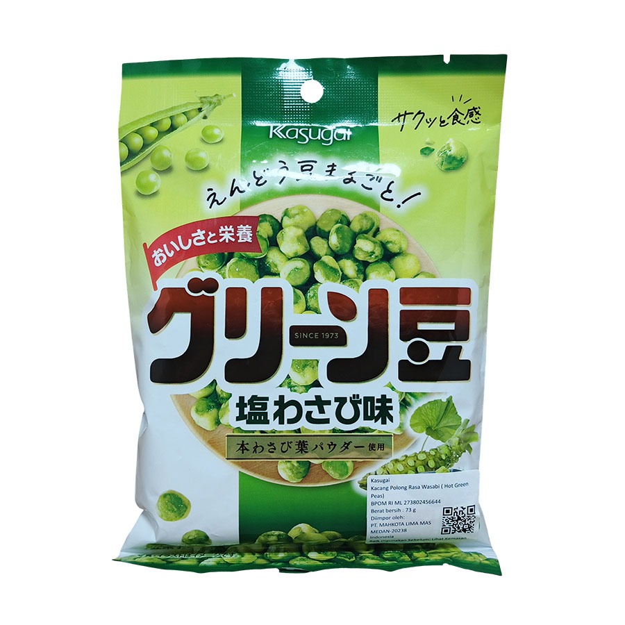 

KASUGAI GREEN PEAS MAME WASABI 73 GR