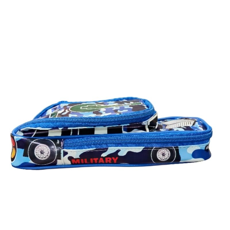 

Pencil Case Karakter Mobil Dua Zipper | Pensil Case Zipper Bentuk Mobil