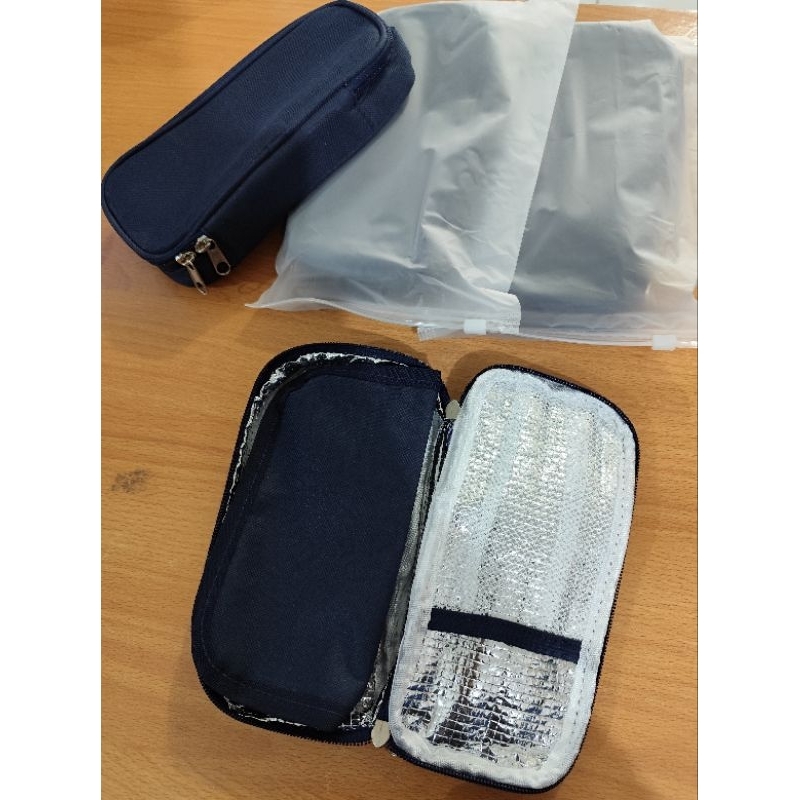 Tas Pena Insulin Biru Dongker