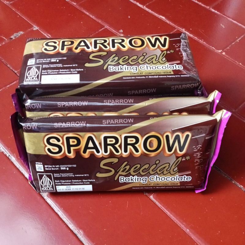 

Coklat blok sparow 500gr