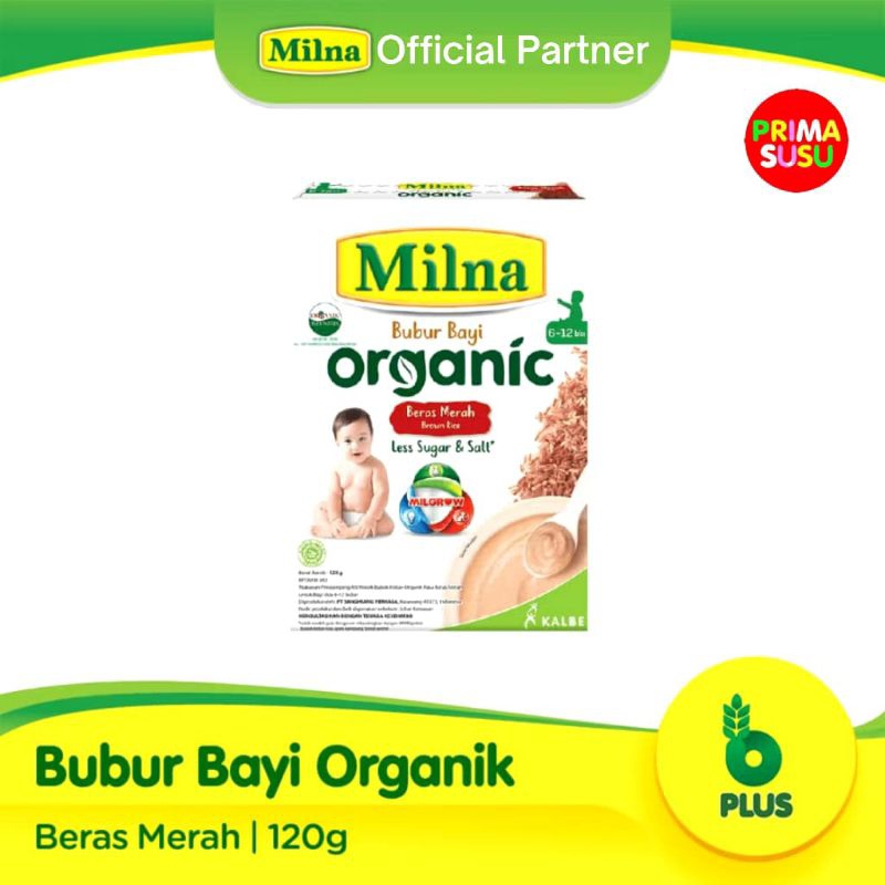 milna organic bubur bayi beras merah
