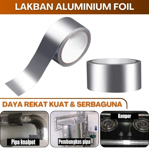 Lem Lakban Aluminium Foil Lakban Panci Pipa Bocor Lakban Aluminium Foil Kuat Serbaguna