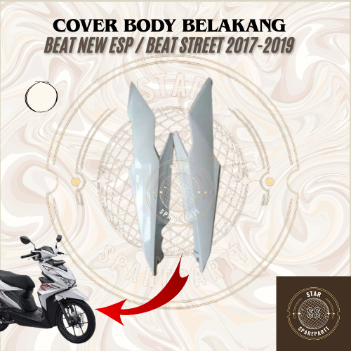 COVER BODY BELAKANG BEAT NEW ESP / BEAT STREET 2017-2019 NON ORIGINAL