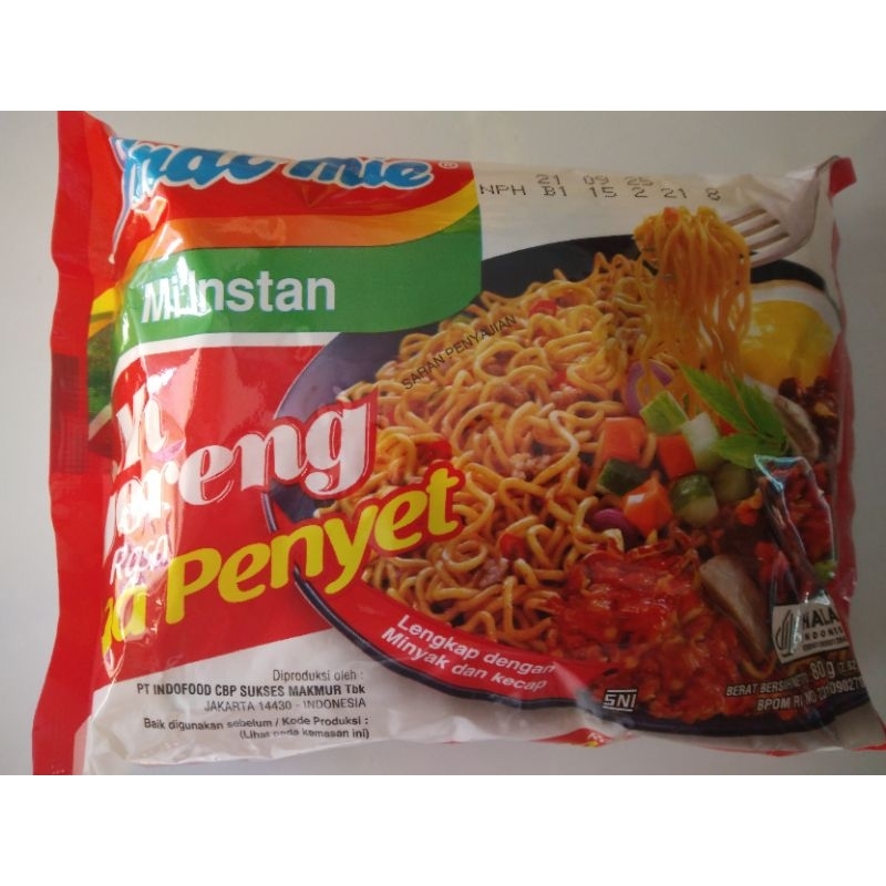 

Indomie Goreng Iga Penyet Kemasan 80 Gram