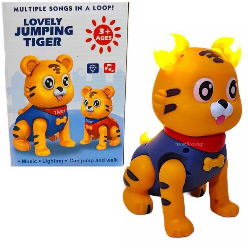 Mainan Anak Jumping Tiger / Mainan Anak Robot Harimau Melompat