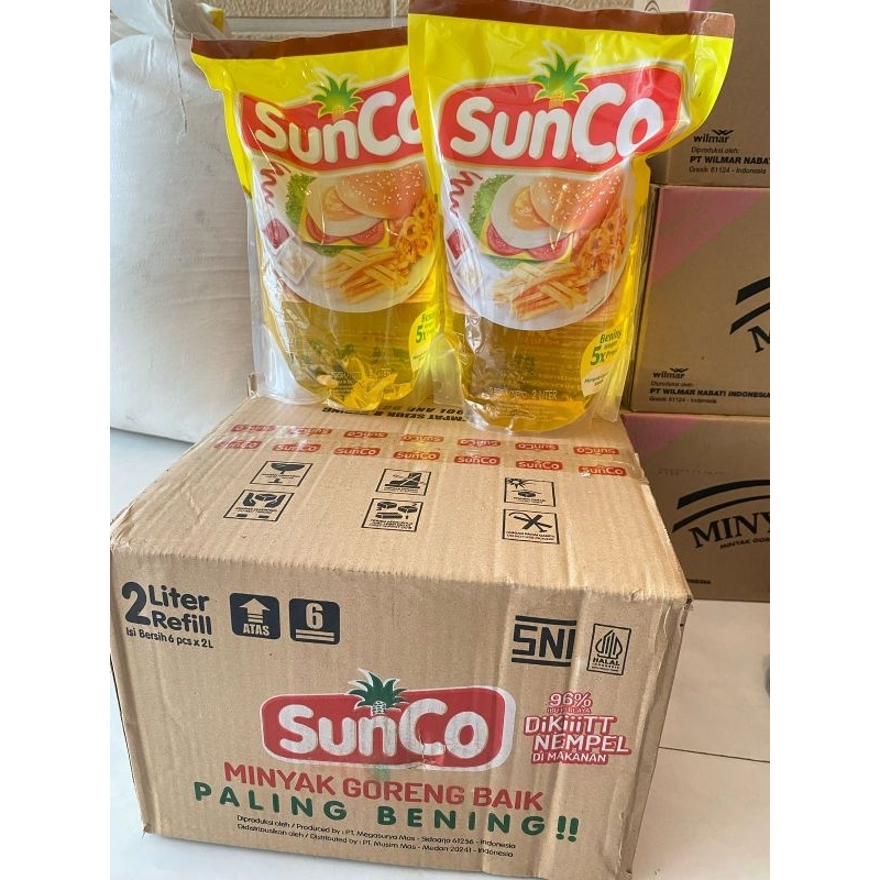 

minyak sunco 2 ltran 1 Dus isi 6 pcs harga murah