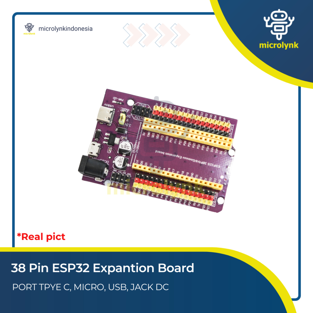 I/O EXPANSION ESP32 SHIELD ESP32S 38PIN BASE PLATE EXTENSION