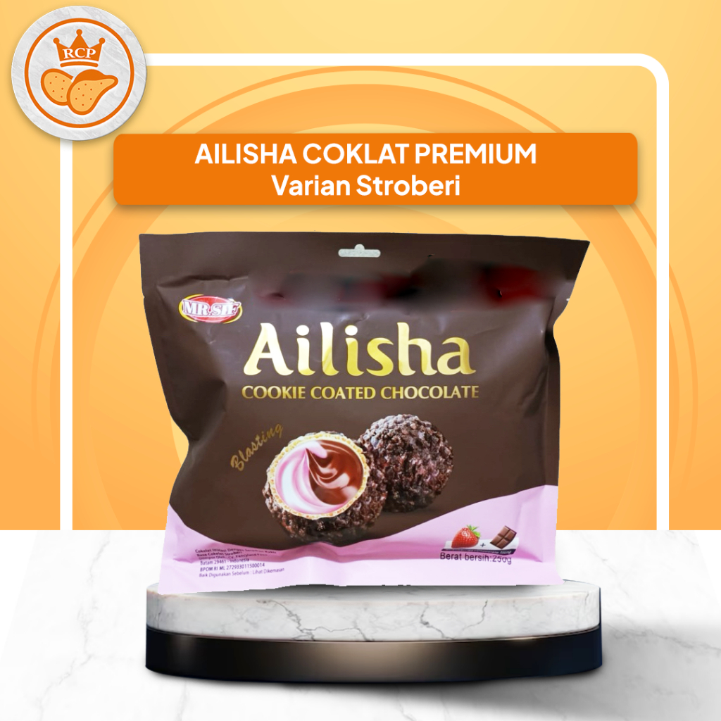 

[AILISHA] COKLAT PREMIUM Varian Stroberi