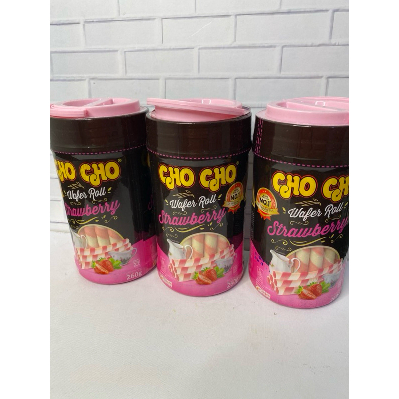 

CHO CHO Wafer Roll Strawberry 260gr