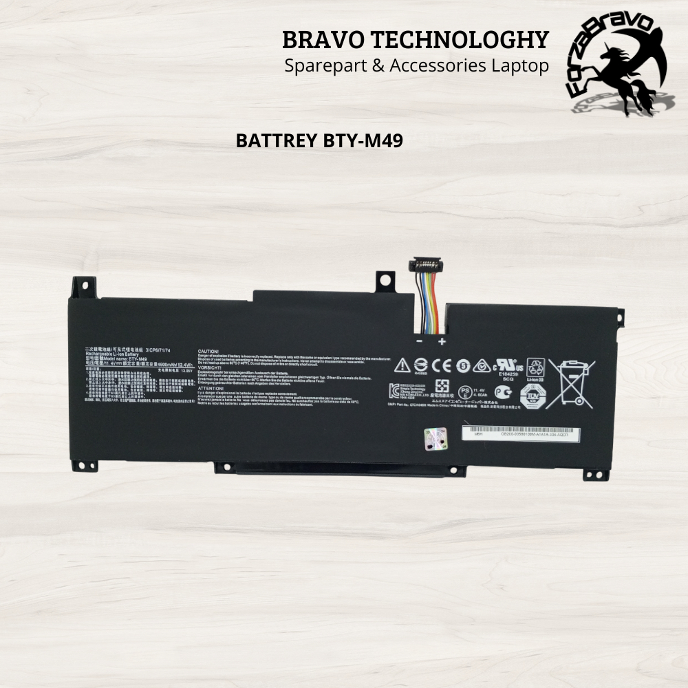 New Genuine BTY-M49 Battery for MSI Modern 14 B11SB B5M B10MW B11MO B11MW